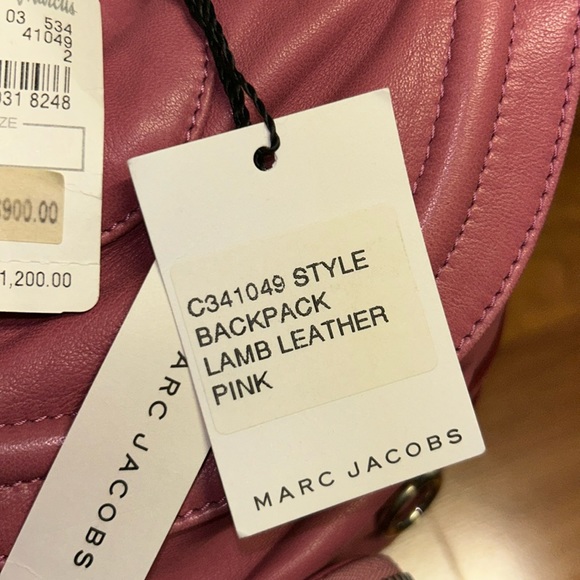 NWT Marc Jacobs Lamb Leather Backpack - Picture 13 of 16
